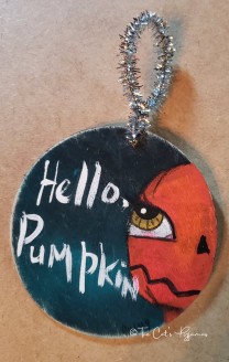 Hello, Pumpkin ornament